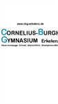 Mobile Screenshot of cbg-erkelenz.de